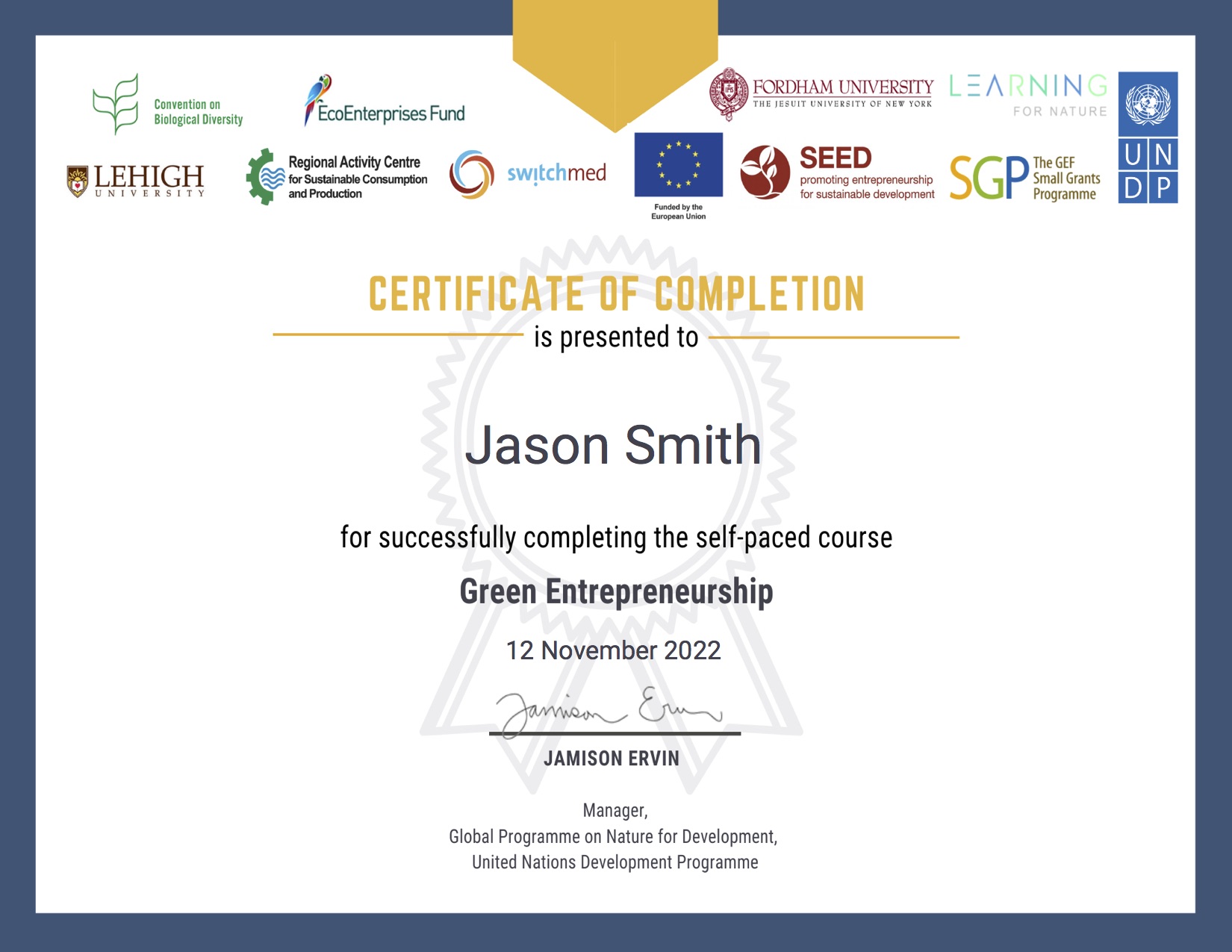 Jason-Smith-Green-Entrepreneurship-2022-Green-Entrepreneurship-2022-Learning-for-Nature